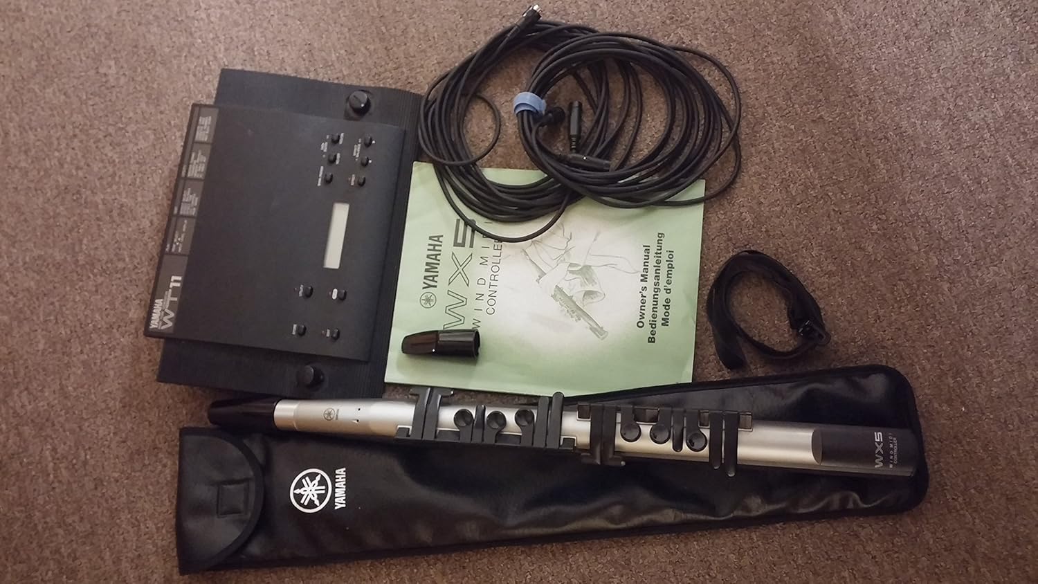 ヤマハ WX5 ウィンド MIDI コントローラー 取扱説明書